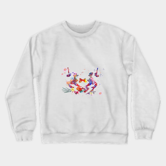 Rorschach card 3 Crewneck Sweatshirt by RosaliArt